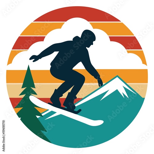 snowboarder jumping in the air