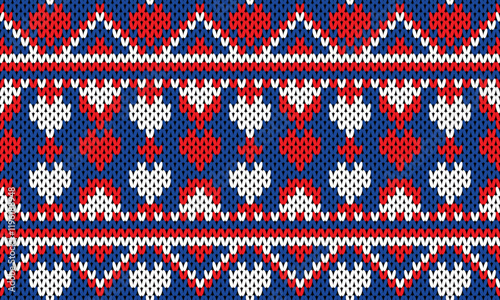 Seamless printable knitting patterns, wallpapers, ultra-high resolution raster illustrations, print-on-demand patterns.