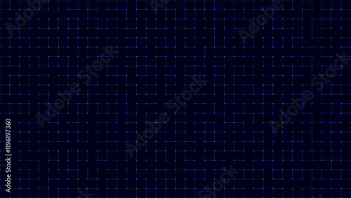 Futuristic grid or technology pattern vector