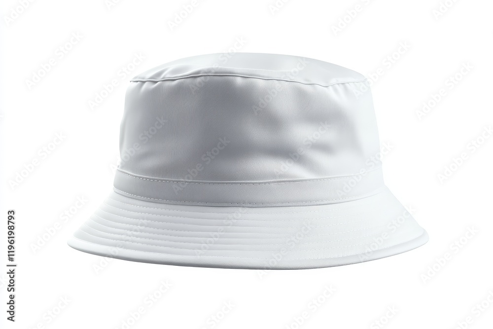 Plain white bucket hat, isolated on white background. (4) Plain white bucket hat, isolated on white background. (4)