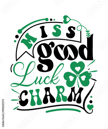 Miss Good Luck Charm svg