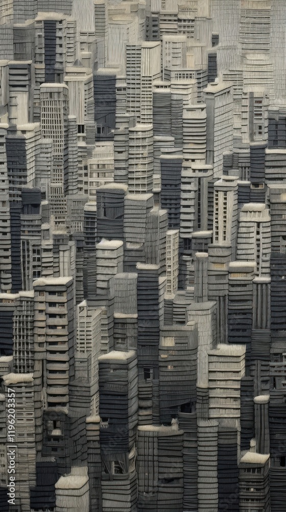 Obraz premium Urban architecture skyscraper metropolis.