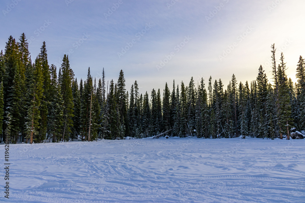 Fototapeta premium Winter Park, Colorado