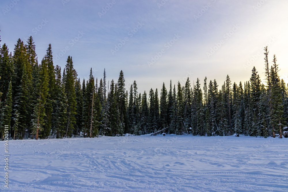 Fototapeta premium Winter Park, Colorado