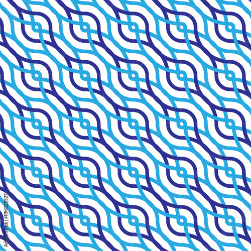 abstract seamless pattern with waves