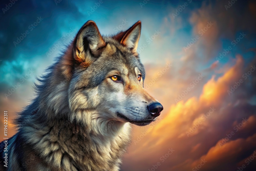 Majestic Lone Wolf, Wild Animal, Grey Wolf, Canis Lupus, Wildlife Photography, Forest Animal, Predator, Alpha Wolf, Nature Image, Digital Art, Stock Photo, Majestic Lone Wolf, Wild Animal, Grey Wolf, Canis Lupus, Wildlife Photography, Forest Animal, Predator, Alpha Wolf, Nature Image, Digital Art, Stock Photo,