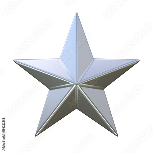 Slika na platnu Officer Insignia Brigadier General isolated on white