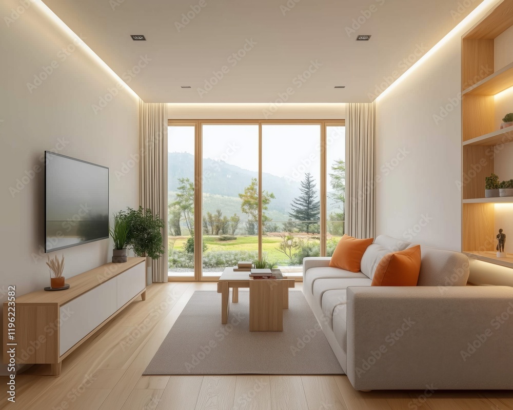 Fototapeta premium modern living room 
