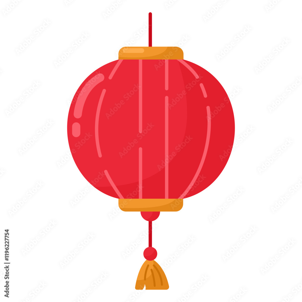 Obraz premium Chinese New Year Element Red Lantern