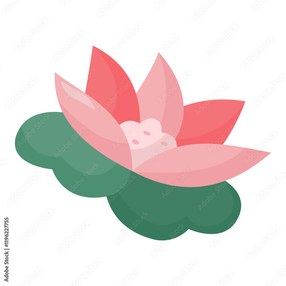 Chinese New Year Element Pink Lotus Chinese New Year Element Pink Lotus