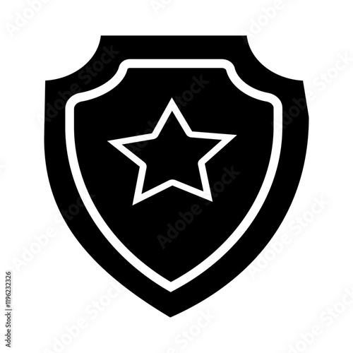 Police badge. Police symbols. Policeman badges collection. Police badge vector icons