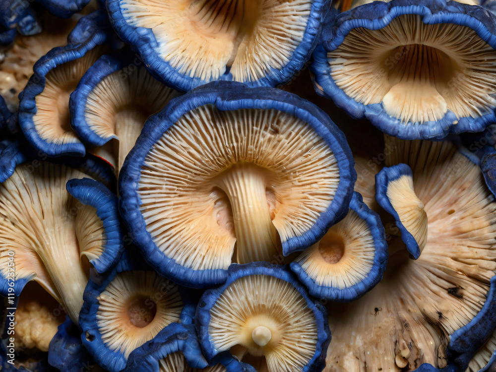 Naklejka premium lactarius indico pattern