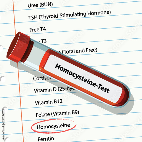 Medical Blood Test Illustration