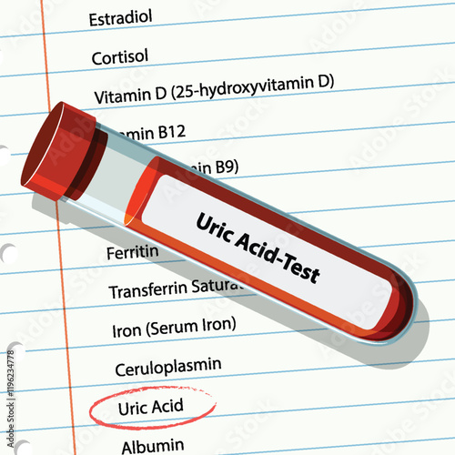 Medical Blood Test Illustration