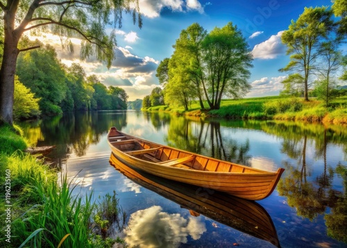 Spree River Beeskow Brandenburg Germany - Stunning Landscape Photography photo