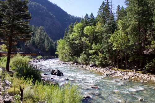 Riverside Train Ride in the Mountains photo