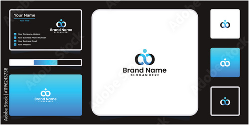 letter oo and human logo