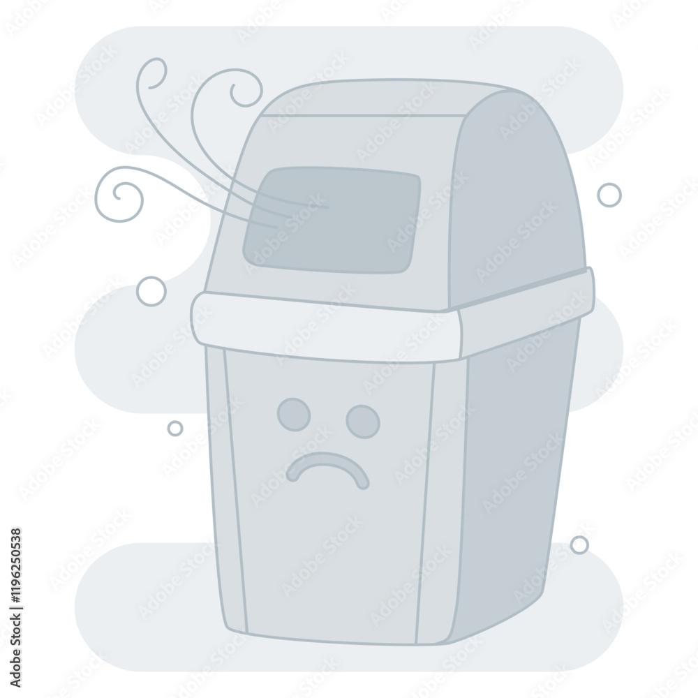 Empty Trash Illustration Empty Trash Illustration