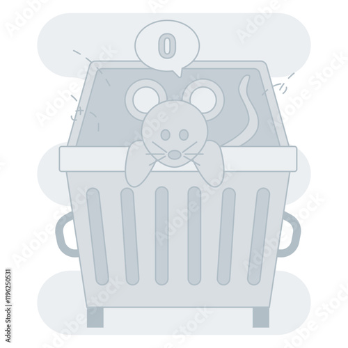 Empty Trash Illustration