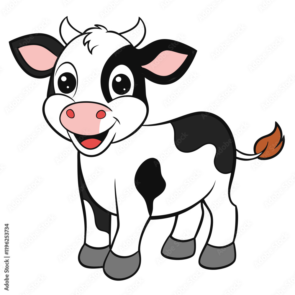 cartoon calves vector cartoon calves vector