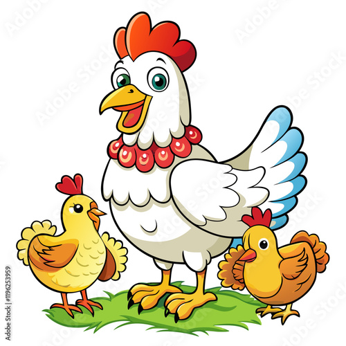 hen and chickens