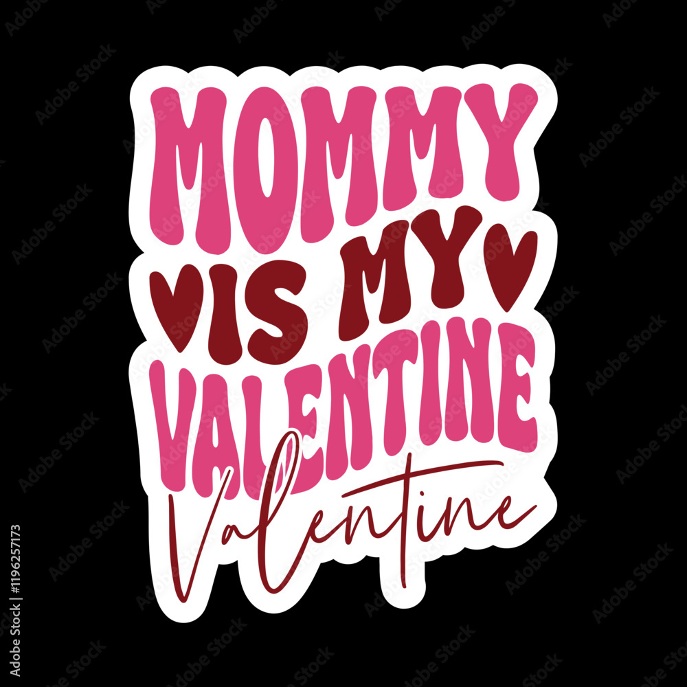Valentine day Sticker Vector Design, Valentine day Svg design