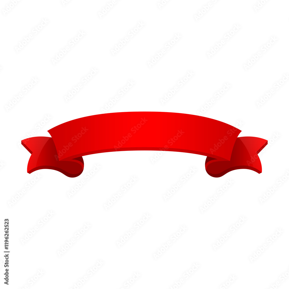 red ribbon banner red ribbon banner
