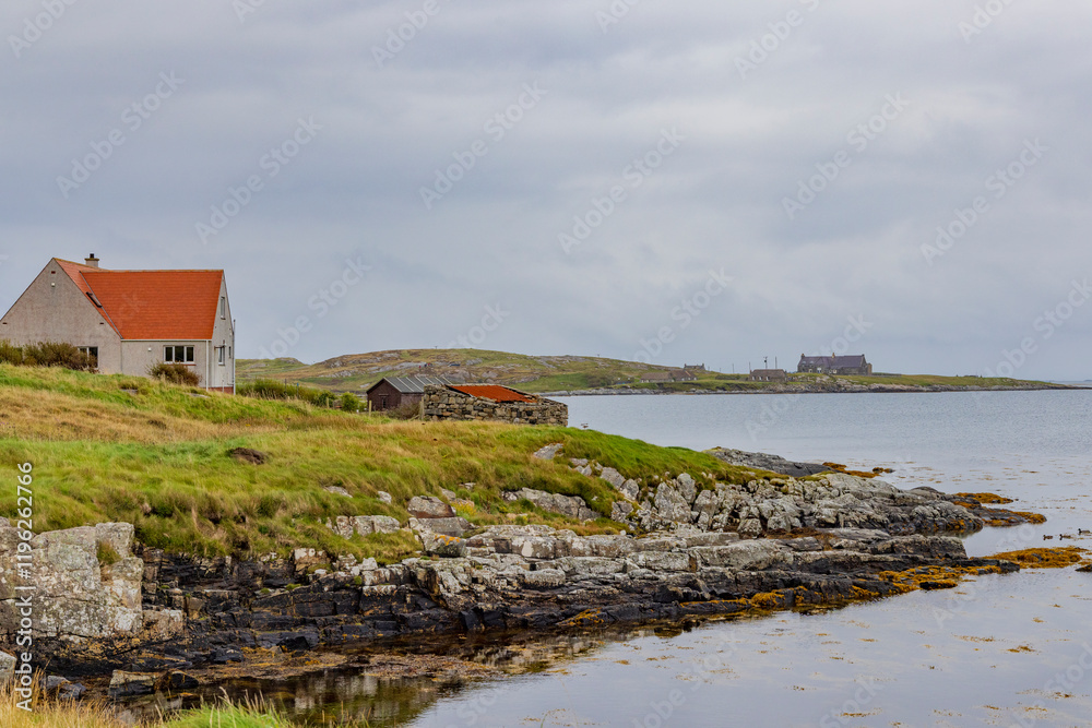 Scotland, Hebrides. Isle of North Uist. Scenic near Berneray. Scotland, Hebrides. Isle of North Uist. Scenic near Berneray.