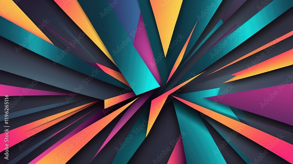 custom made wallpaper toronto digitalAbstract vector background with deep shadows and contrasting metallic gradients.
