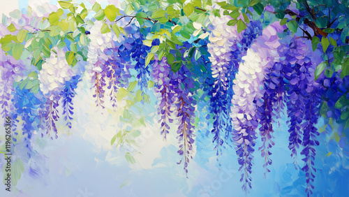 Wisteria Dreams: An Enchanting Symphony of Color