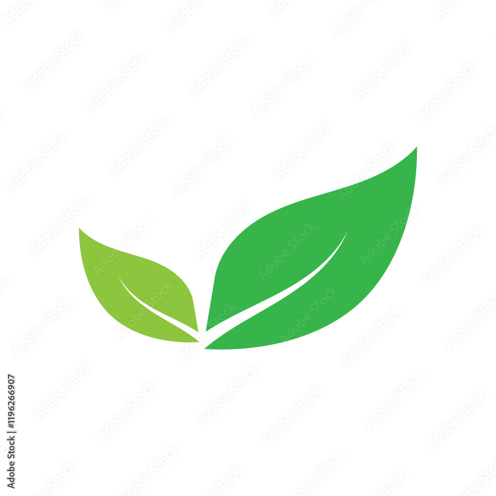 Leaf graphic design logo template Leaf graphic design logo template