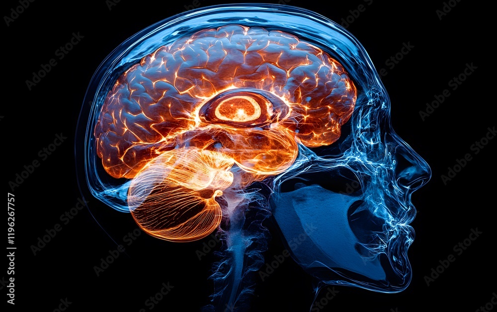 An ethereal image of a human skull with a smoky blue brain, suggesting the complexity and mystery of the human mind. The dark background enhances the otherworldly effect. An ethereal image of a human skull with a smoky blue brain, suggesting the complexity and mystery of the human mind. The dark background enhances the otherworldly effect.