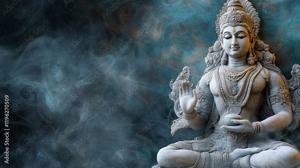 lord vishnu god of wealth and prosperity hindu janmashtami background lord vishnu god of wealth and prosperity hindu janmashtami background