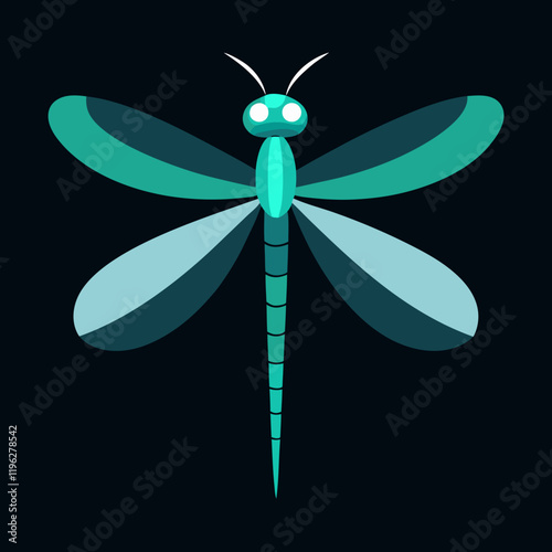 dragonfly vector illustration