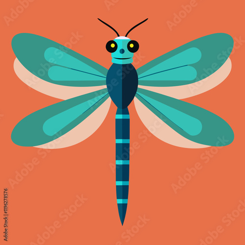 dragonfly vector illustration