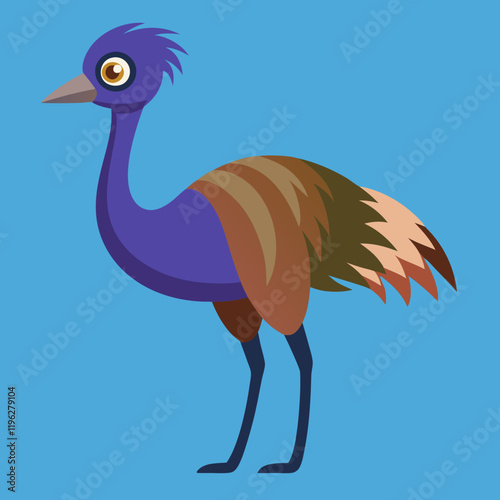 emu vector illustration