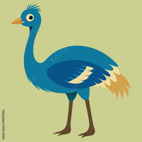 emu vector illustration