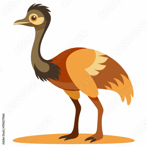 emu vector illustration