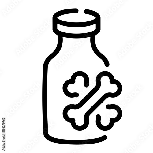 poison Line Icon