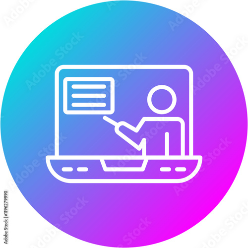 Distance Learning Icon
