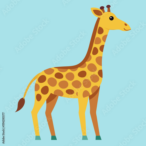 giraffe cartoon illustration