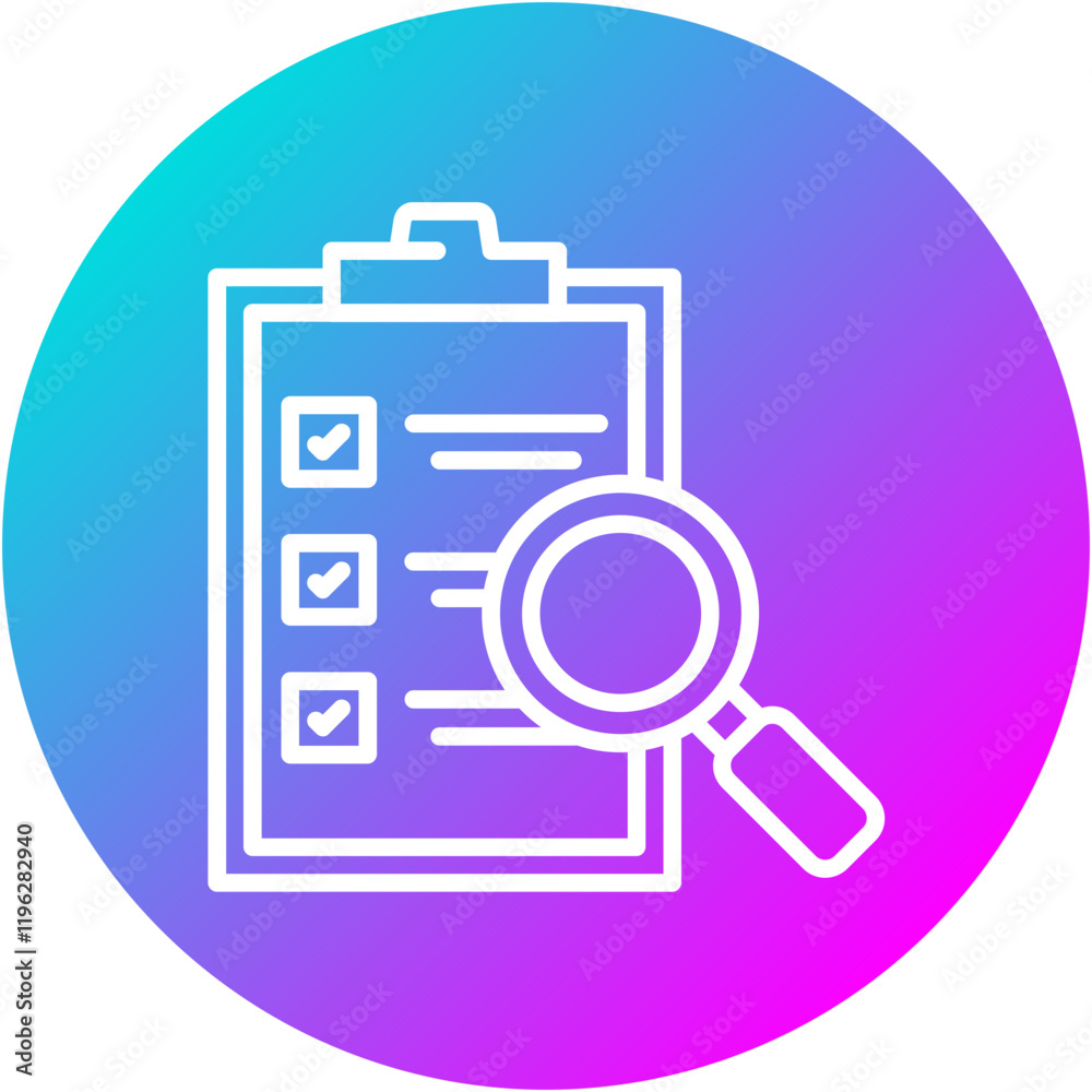 Inspection Checklist Icon Inspection Checklist Icon