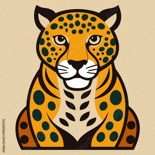 vector illustration of a jaguar