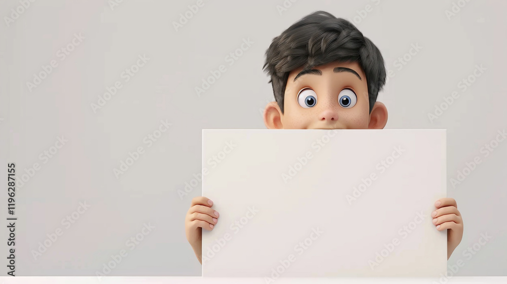 Young boy holding blank board school kid. Cheerful Boy Holding a Blank Sign. A happy cartoon boy holding a blank sign, perfect for customizable messages, promotions, or creative projects. Young boy holding blank board school kid. Cheerful Boy Holding a Blank Sign. A happy cartoon boy holding a blank sign, perfect for customizable messages, promotions, or creative projects.