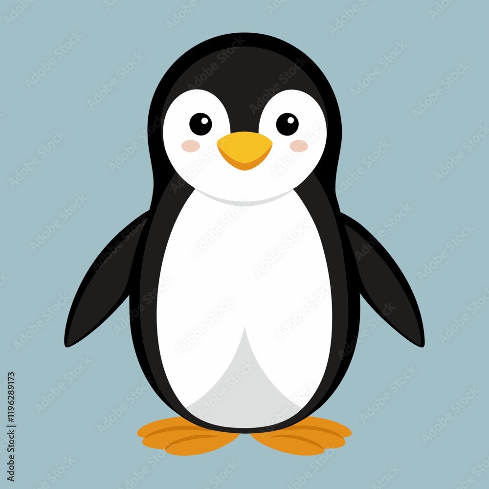 Obraz premium penguin vector illustration
