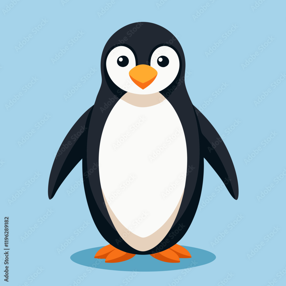 Obraz premium penguin vector illustration