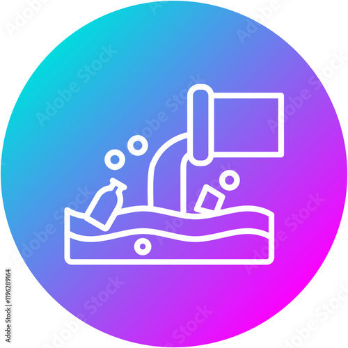 Water Pollution Icon