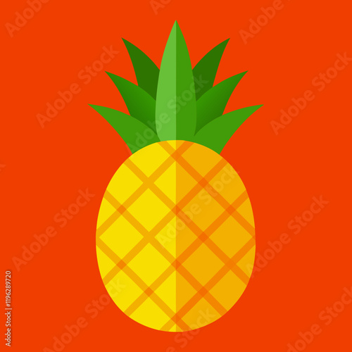 vector illustration of a pineapple