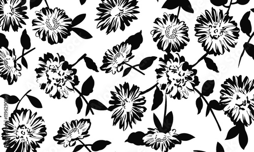 Abstract Flower background suitable for home decore and wallpaper purpose
