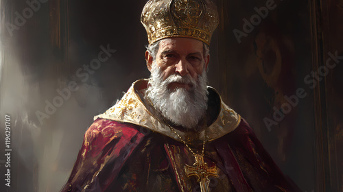 Wilhelm of brandenburg-ansbach, the last archbishop of riga. Willowbloom. Illustration photo